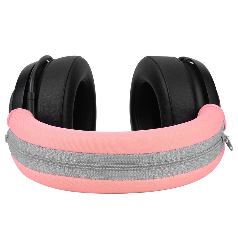 Jarmor Kraken V2 & PRO Headband Cover, JARMOR Replacement Head Band Protector with Zipper [ Easy Installation ] for Razer Kraken V2 & V2 Pro Headphones (Oval & Round Cushion) ONLY (Pink) - Image 1